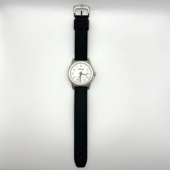 Wenger Swiss Military Field 2014 Round Mens 100M 41mm Watch Working - Picture 8 of 8